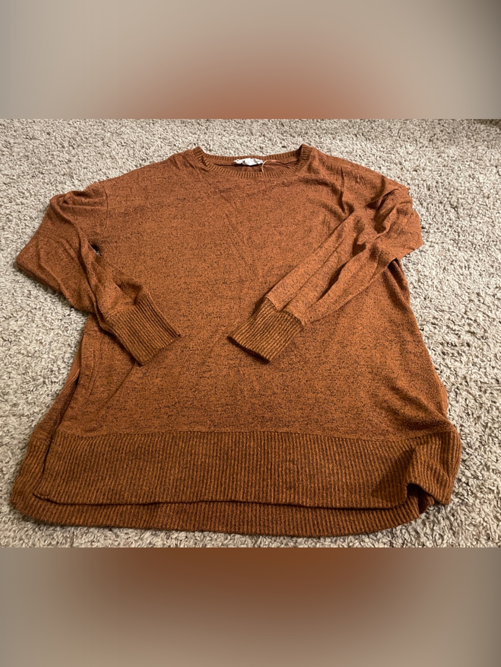 Rust Orange Women's Pullover shirt